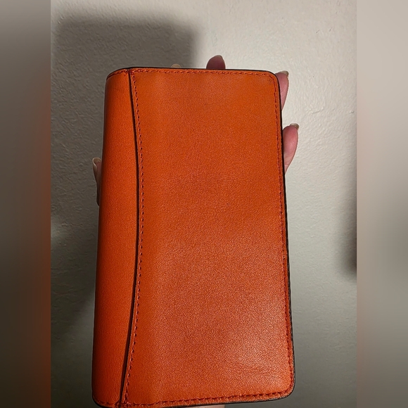 Ralph Lauren Vibrant Orange Clutch/Crossbody - Picture 4 of 7
